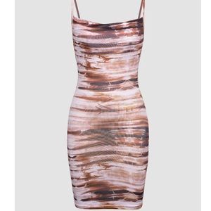 New Tie Dye bodycon dress